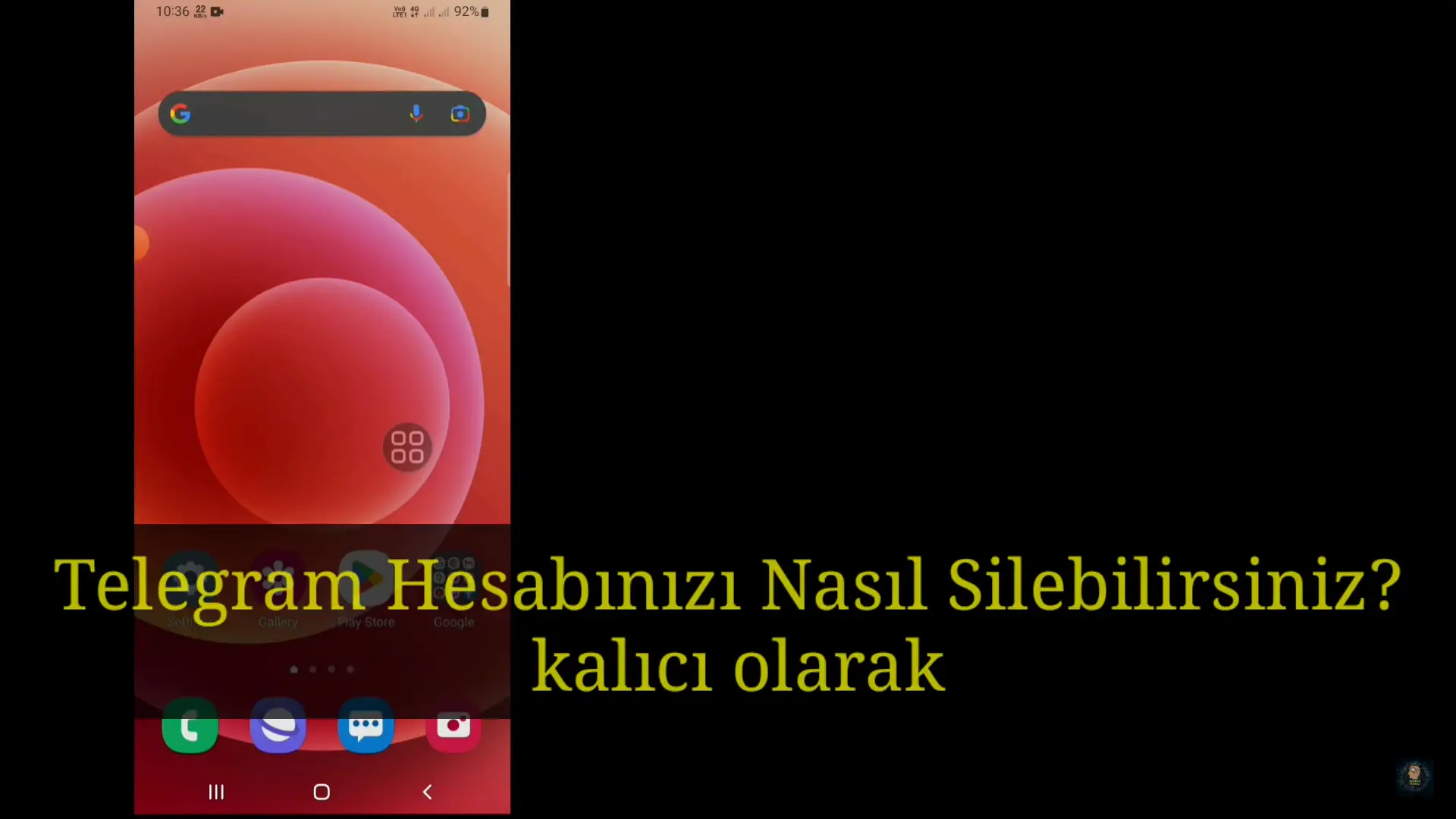 Telegram Hesap Silme