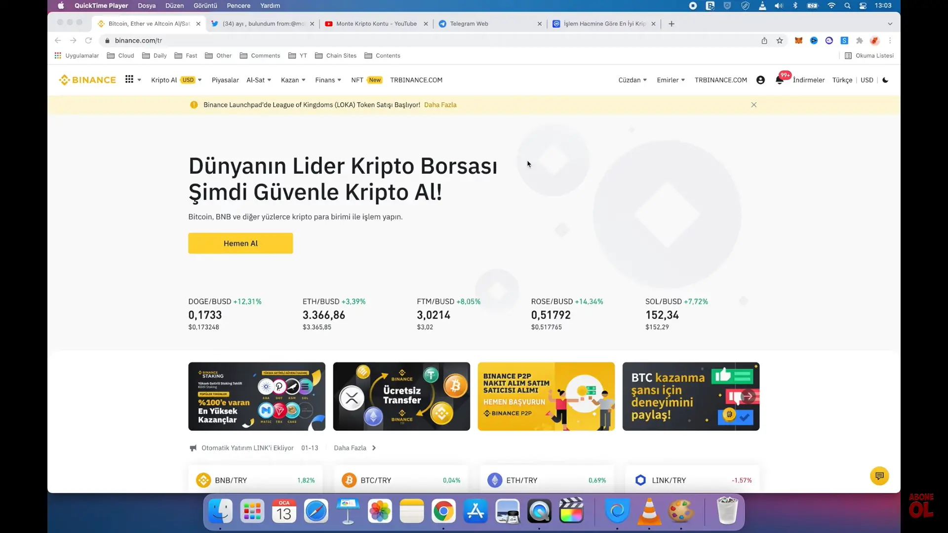 Binance Hesap Açma