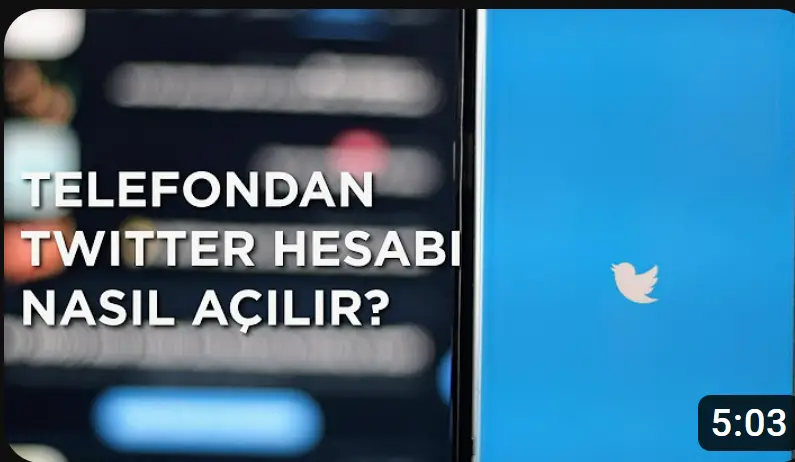 Twitter Hesap Açma