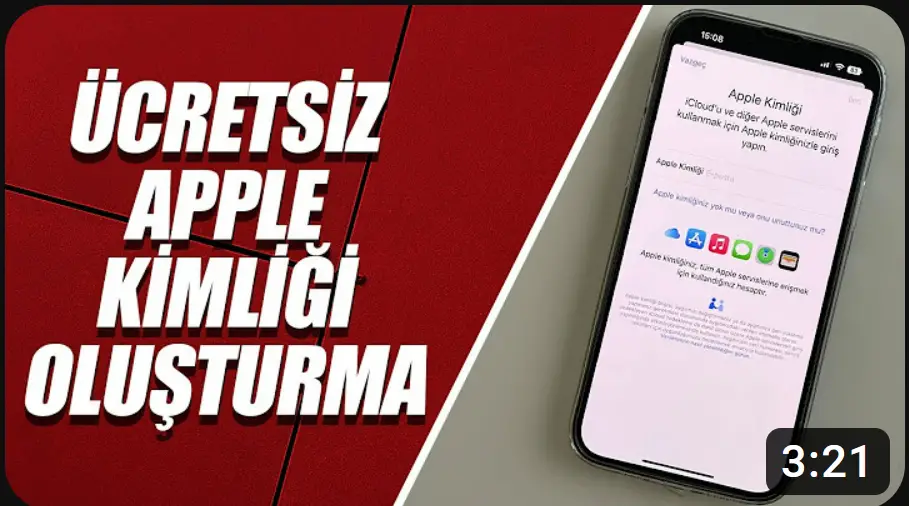 icloud hesap açma