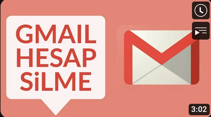 Gmail Hesap Silme