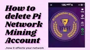 Pi Network hesap silme