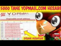 Brawl Stars Yopmail Hesapları
