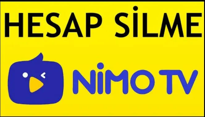 nimo TV Hesap silme