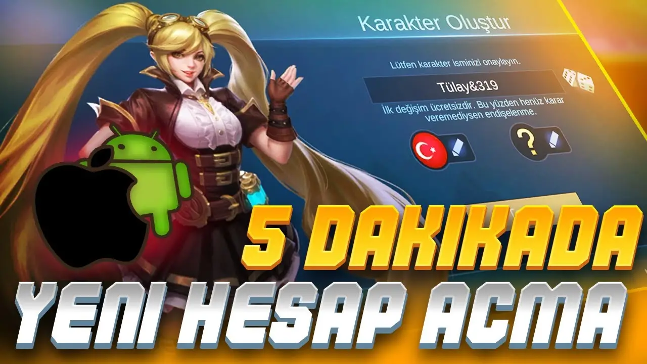 Mobile Legends: Yeni Hesap Açma