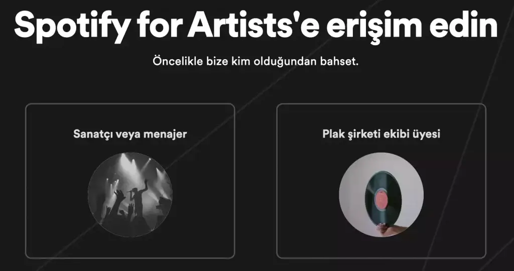 Spotify Sanatçı Hesabı Açma
