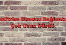Craftrise Sunucu Bağlantısı Çok Uzun Sürdü.